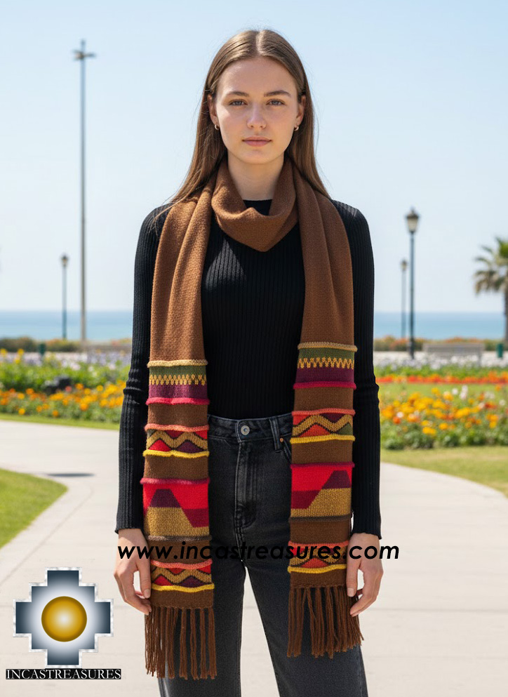 Alpaca Scarf with Andenes Contisuyo